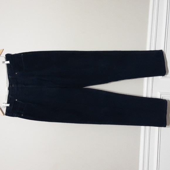 Land's End square rigger corduroy navy pants men's 36 - Picture 2 of 10